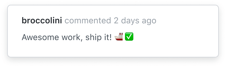 broccolini commented 2 days ago: Awesome work, ship it! ???